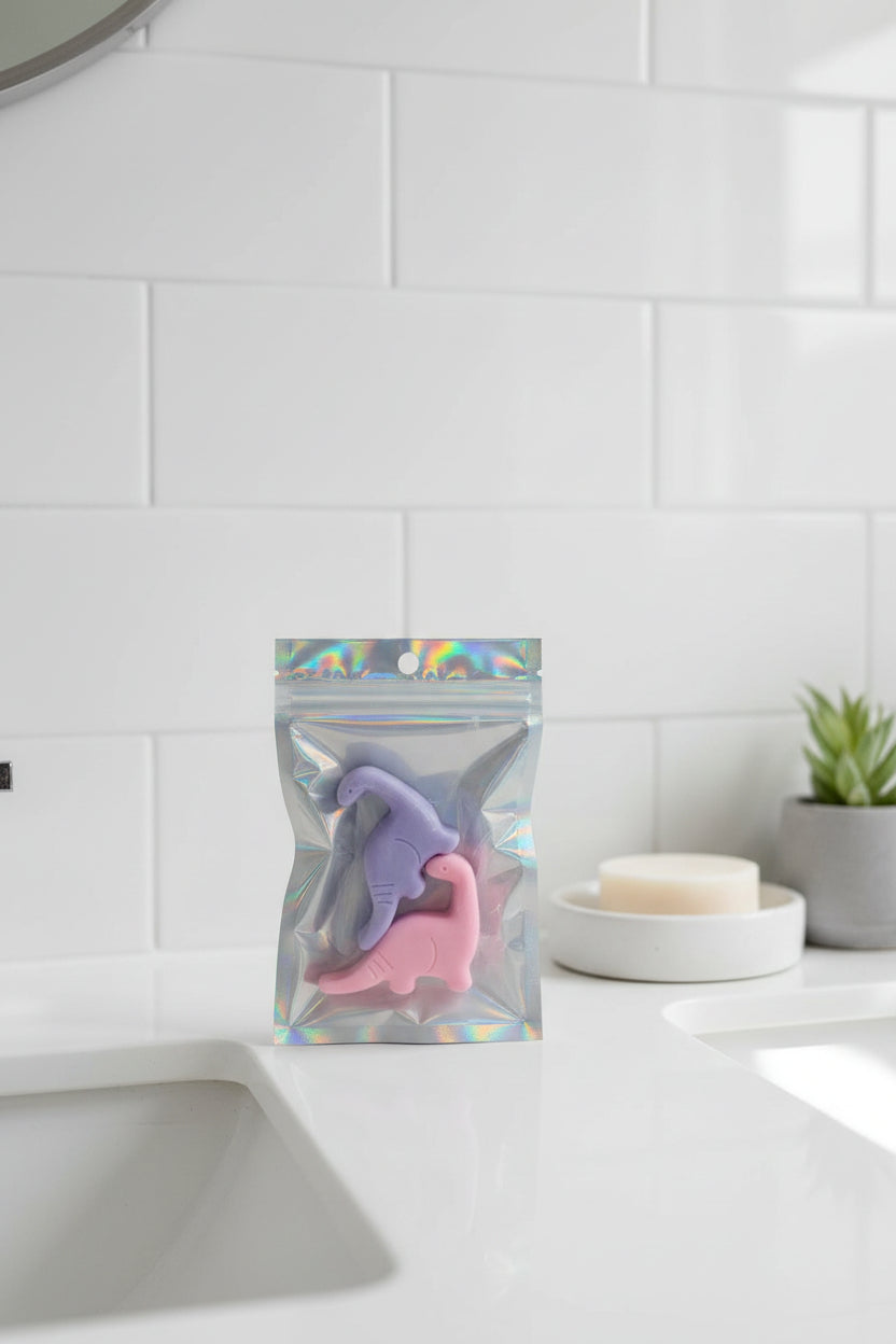 Dinosaur Handmade Goat's Milk Scented Soap Bag