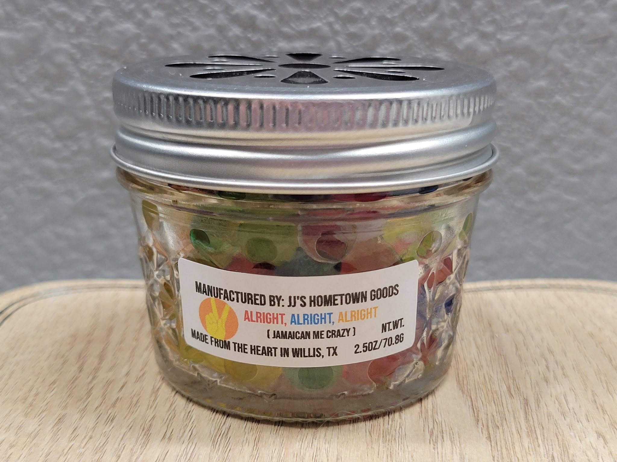 Jamaica Me Crazy (Alright Alright Alright) Scented Smelly Jelly Perfect For Offices, Car, Bathrooms, closet, Dorm Rooms