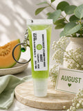 August Birthstone Cantaloupe Scented Keychain Lip Gloss