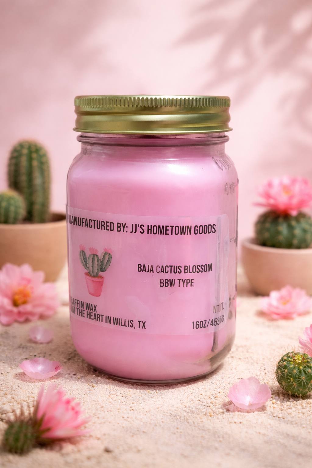 Baja Cactus Blossom (BBW TYPE) Scented 16OZ Candle