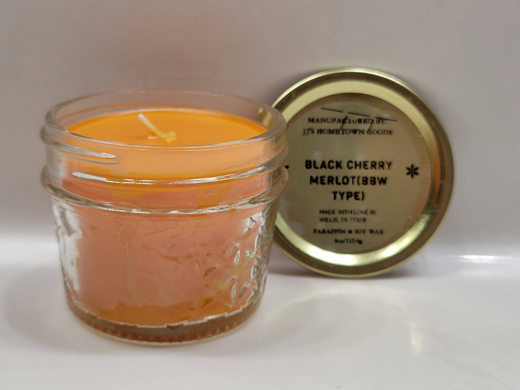 Black Cherry Merlot (BBW TYPE) Scented 4oz Candle