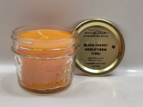 Black Cherry Merlot (BBW TYPE) Scented 4oz Candle