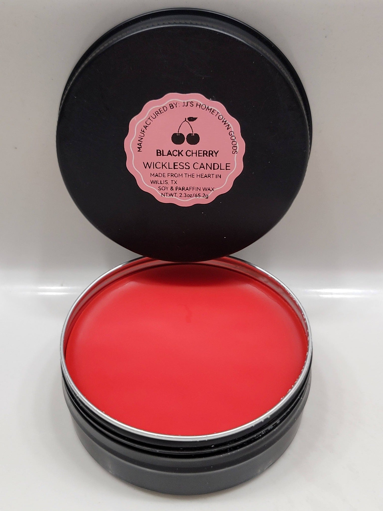 Black Cherry Scented Wickless Candle