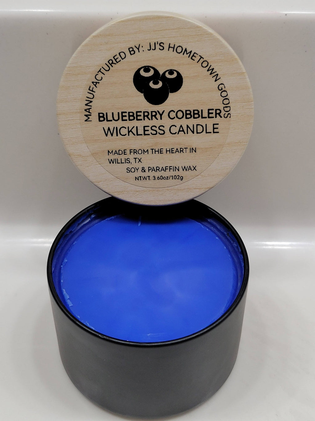 Blueberry Cobbler Scented Wickless Candle