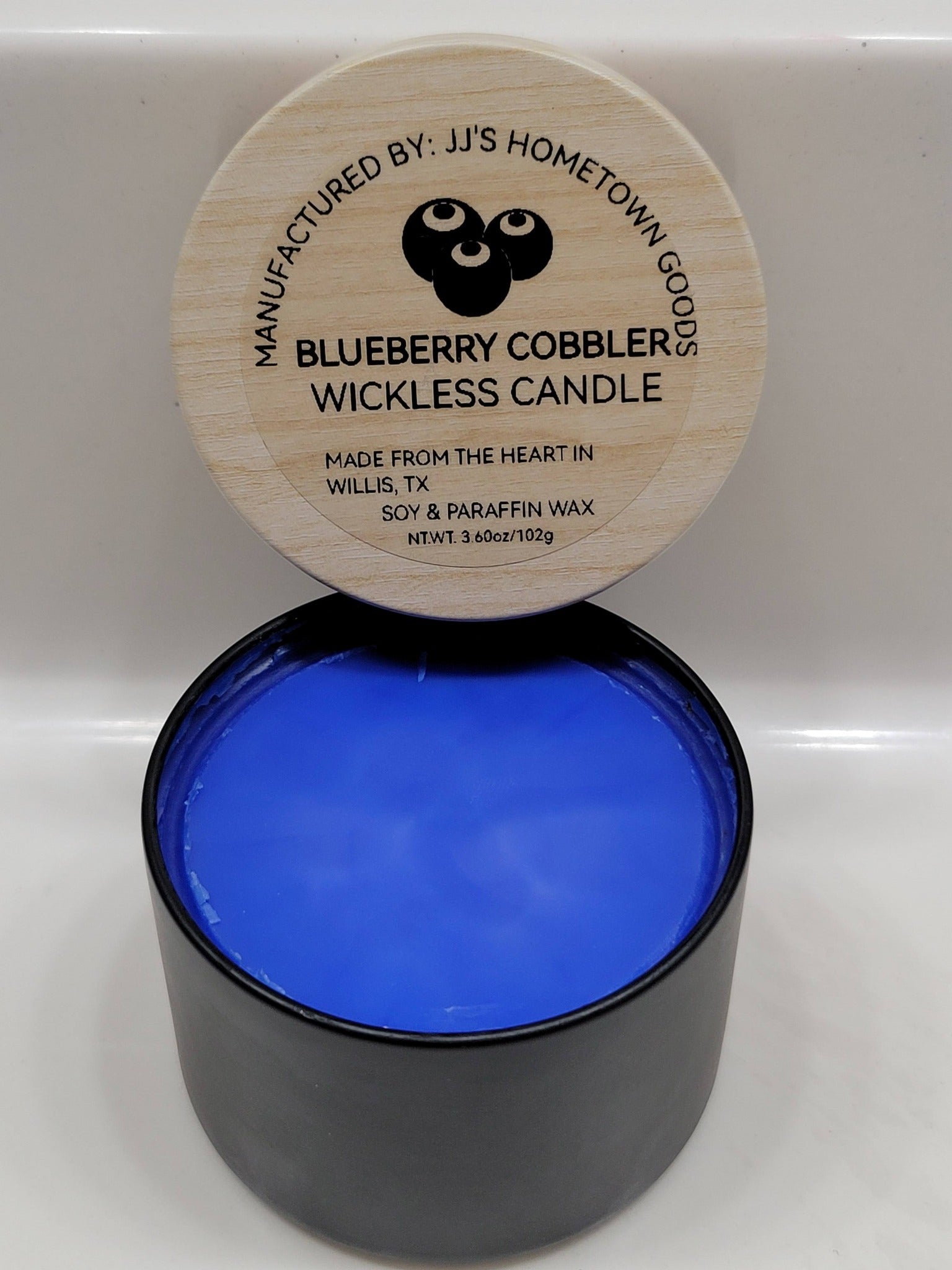Blueberry Cobbler Scented Wickless Candle