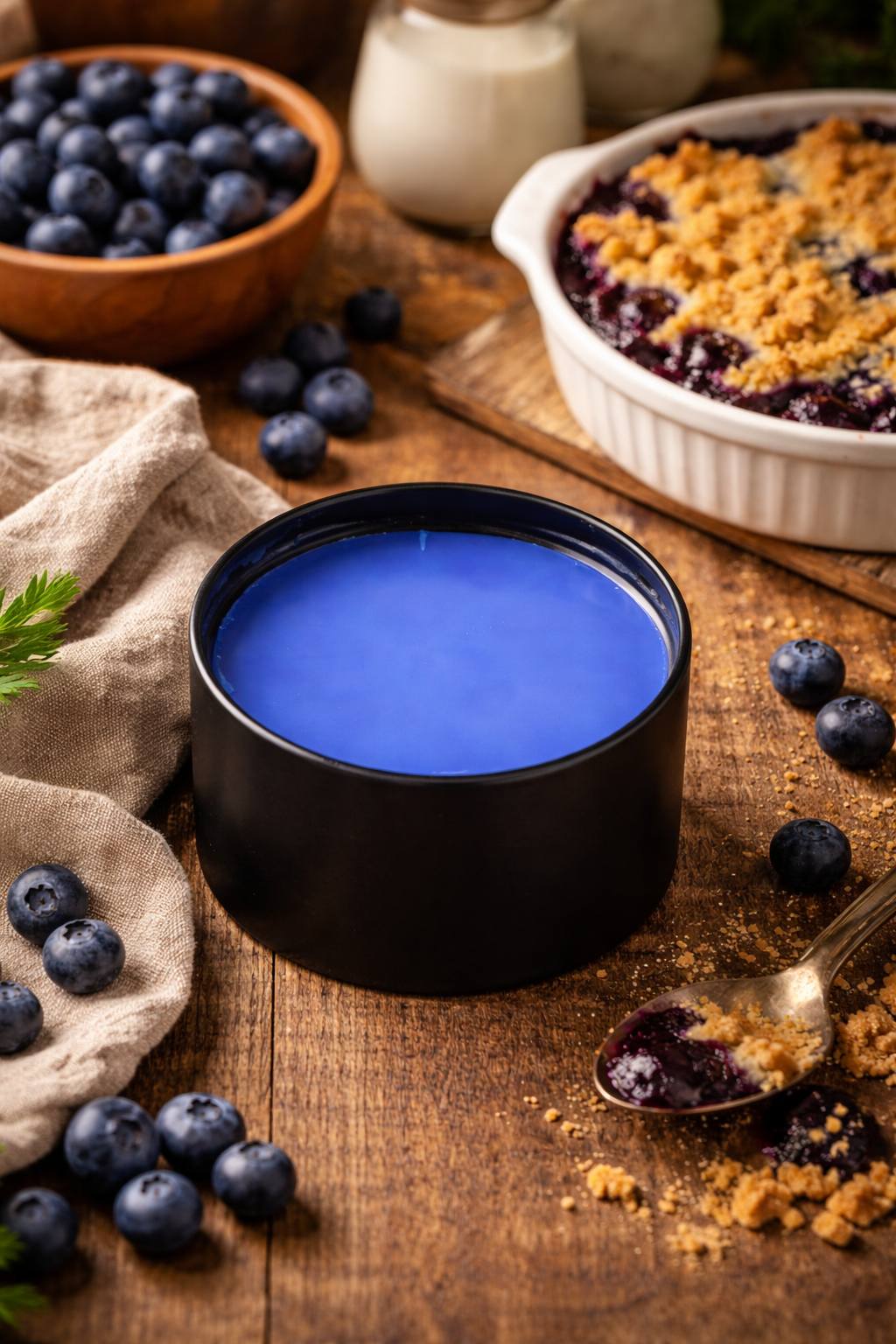 Blueberry Cobbler Scented Wickless Candle