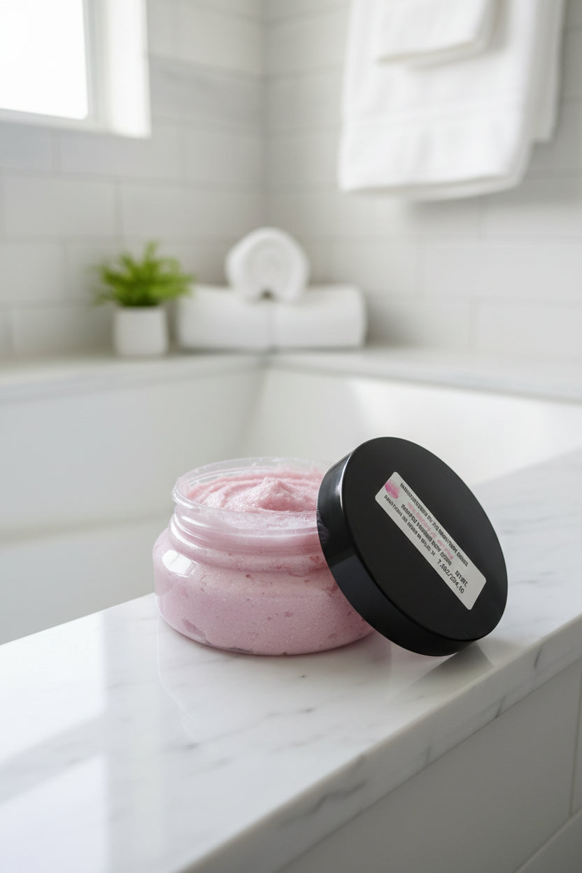 Foaming Bubble Gum Scented Sugar Body Scrub
