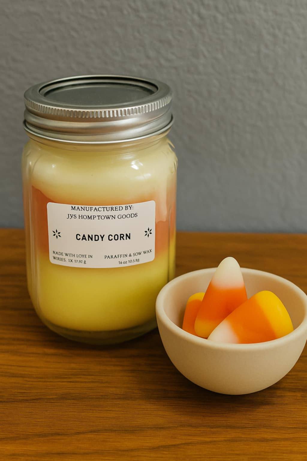 Candy Corn Scented 16oz Candle