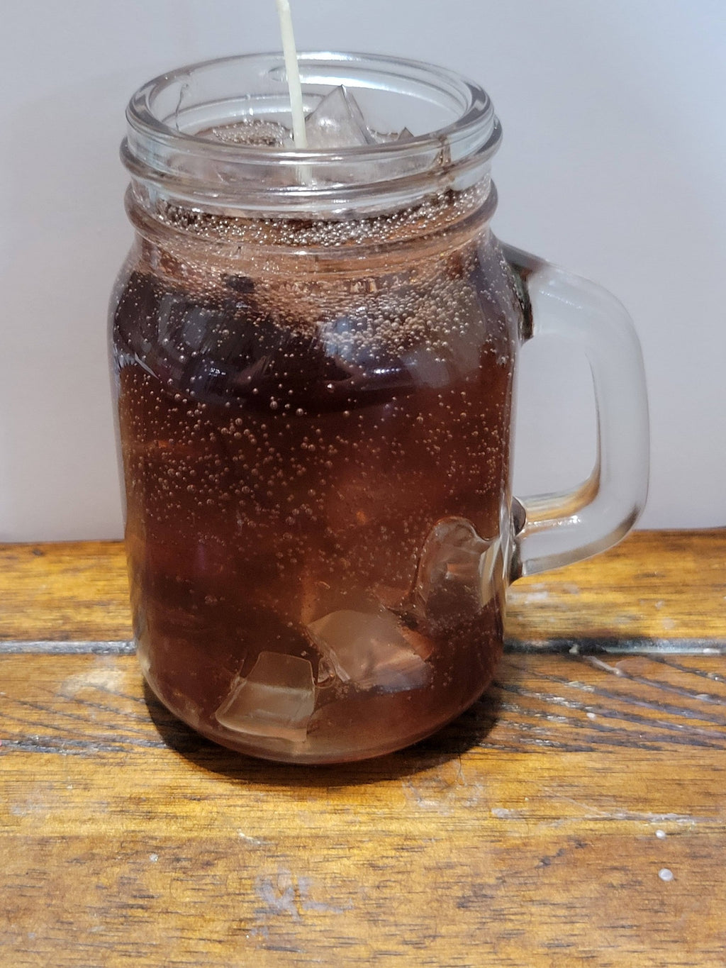 Spicy Cherry Soda Scented 4oz Mason Jar Drink Candle
