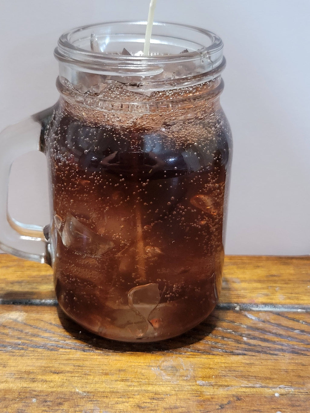 Spicy Cherry Soda Scented 4oz Mason Jar Drink Candle