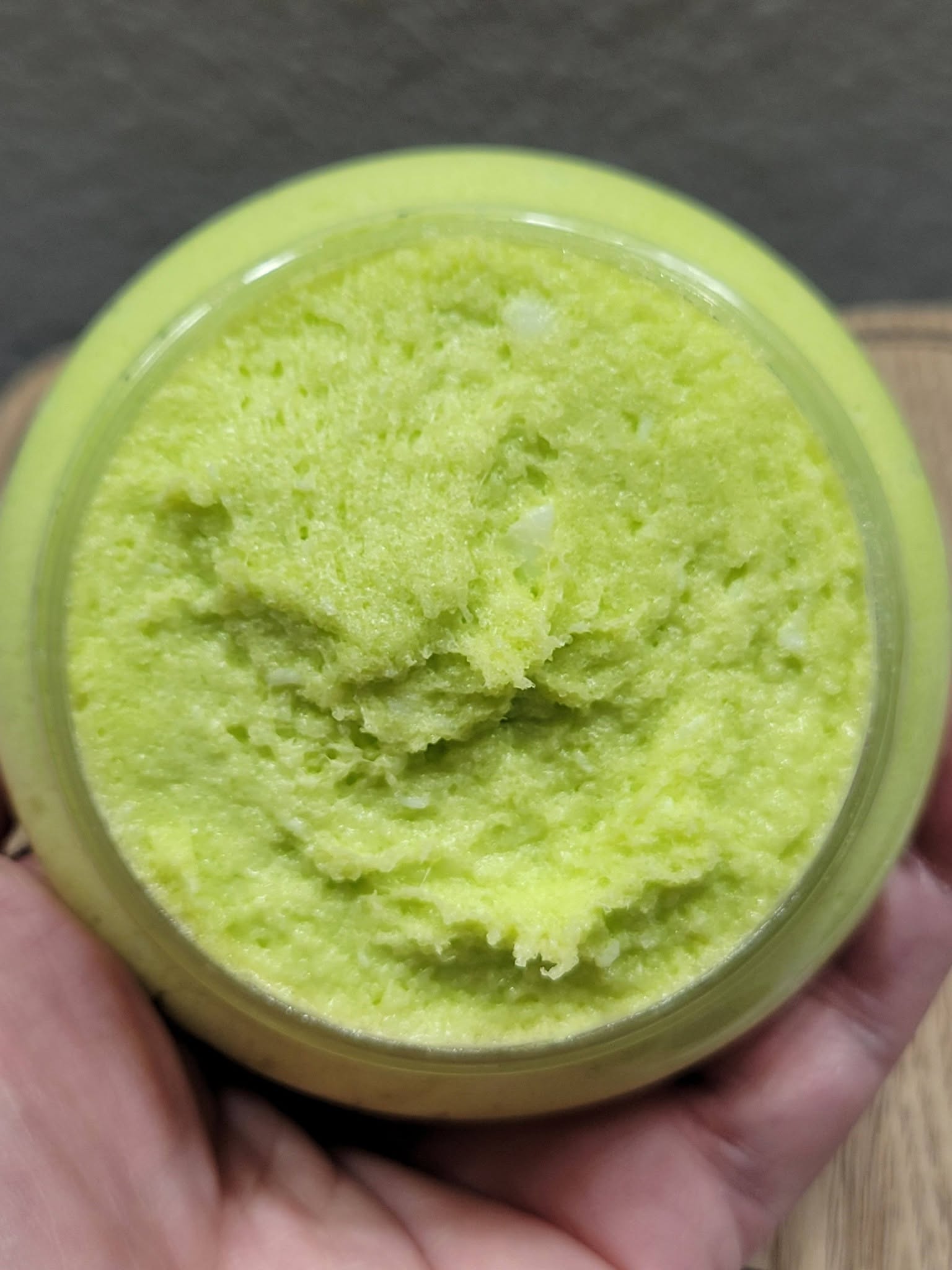 Foaming Coconut Lime Verbena Type Scented Sugar Body Scrub