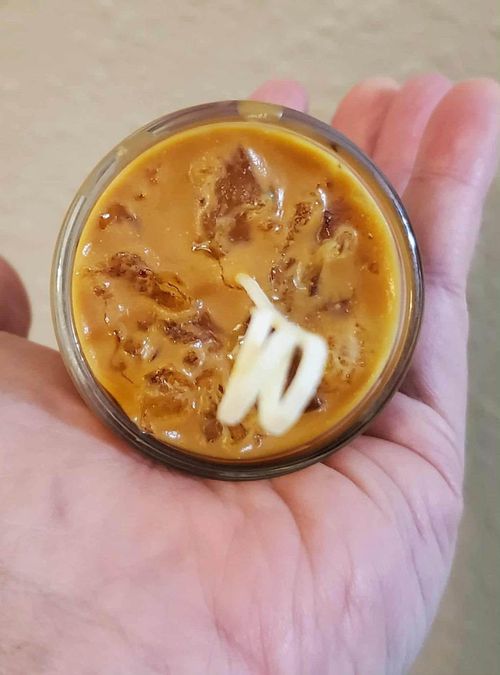 Iced Coffee Latte Scented 2oz candle