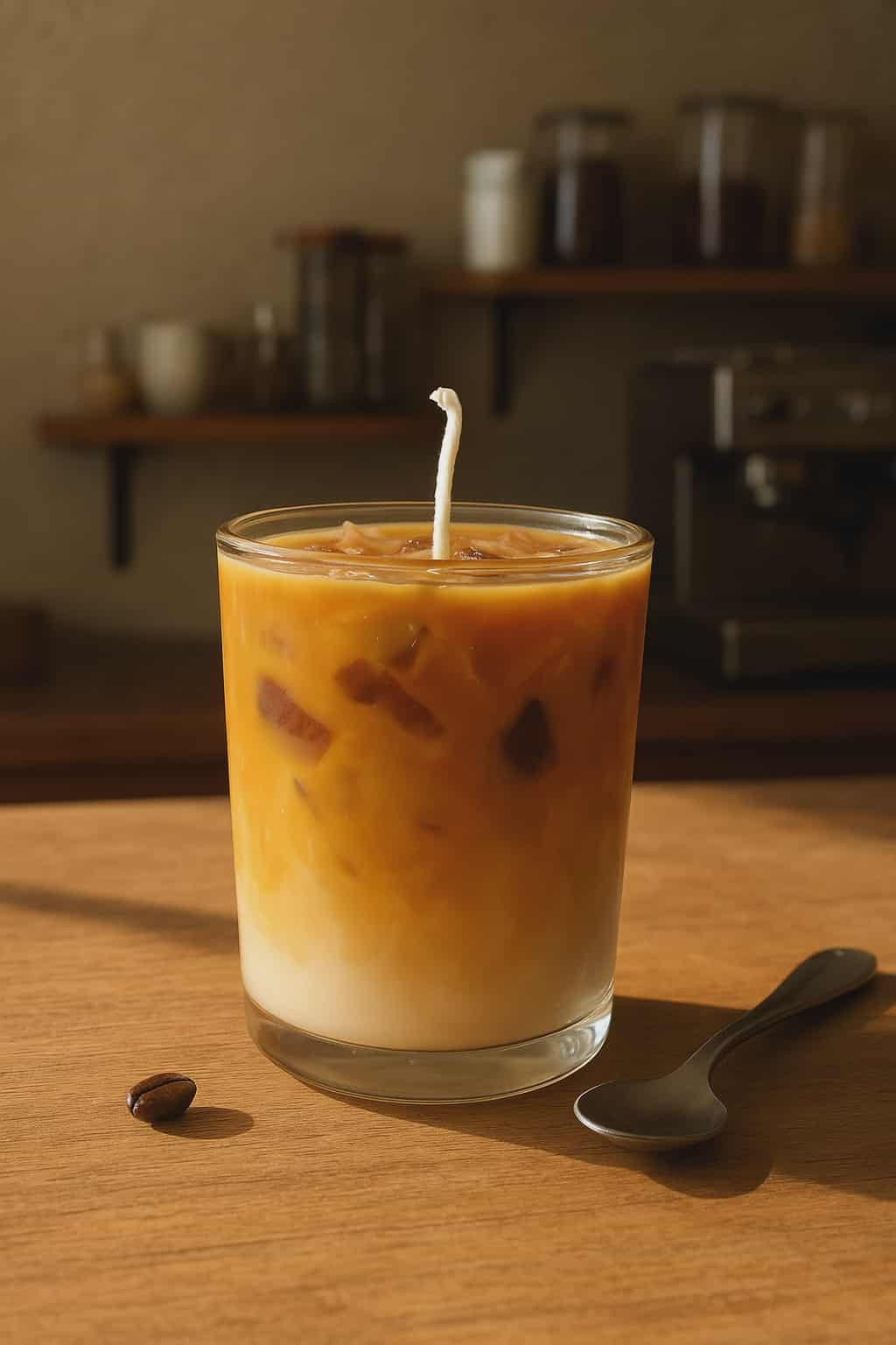 Iced Coffee Latte Scented 2oz candle