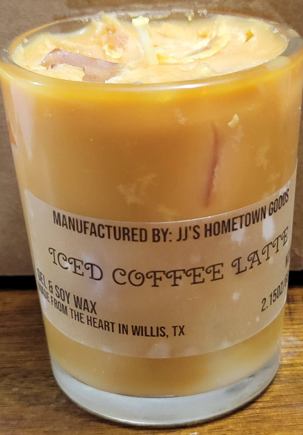 Iced Coffee Latte Scented 2oz candle