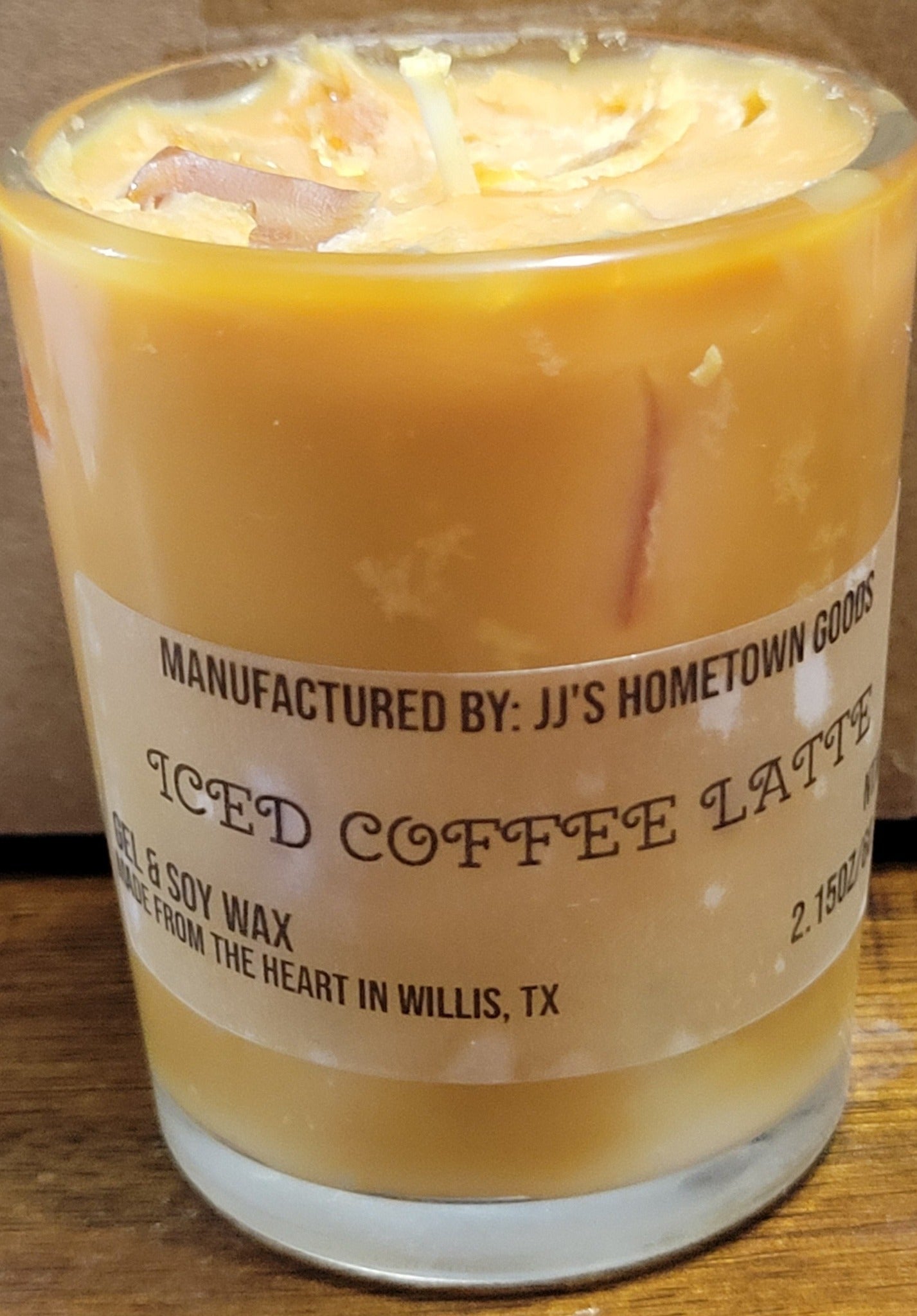 Iced Coffee Latte Scented 2oz candle