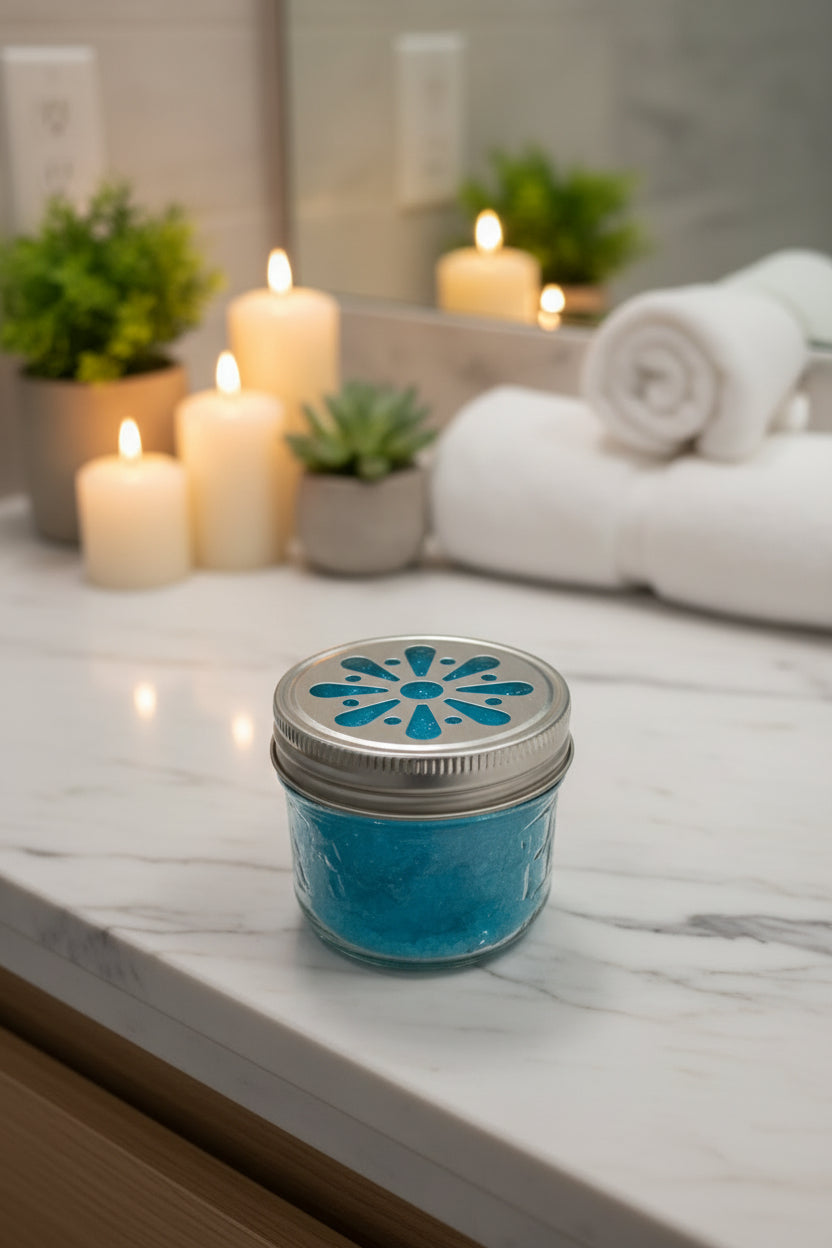 Cool Water Type Scented Smelly Jelly Perfect For Car, Bathrooms, Offices, Dorm Room, Closet
