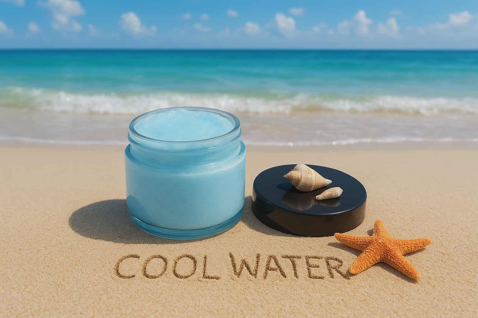 Foaming Cool Water Type Sugar Body Scrub