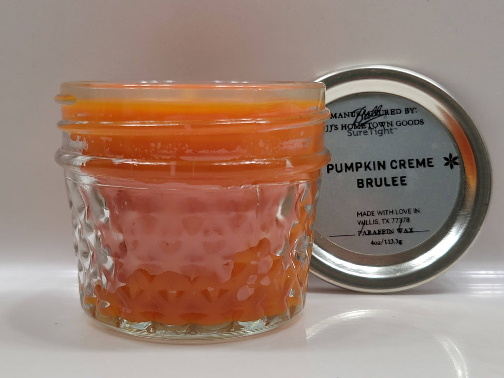 Pumpkin Creme Brulee Scented 4oz Candle