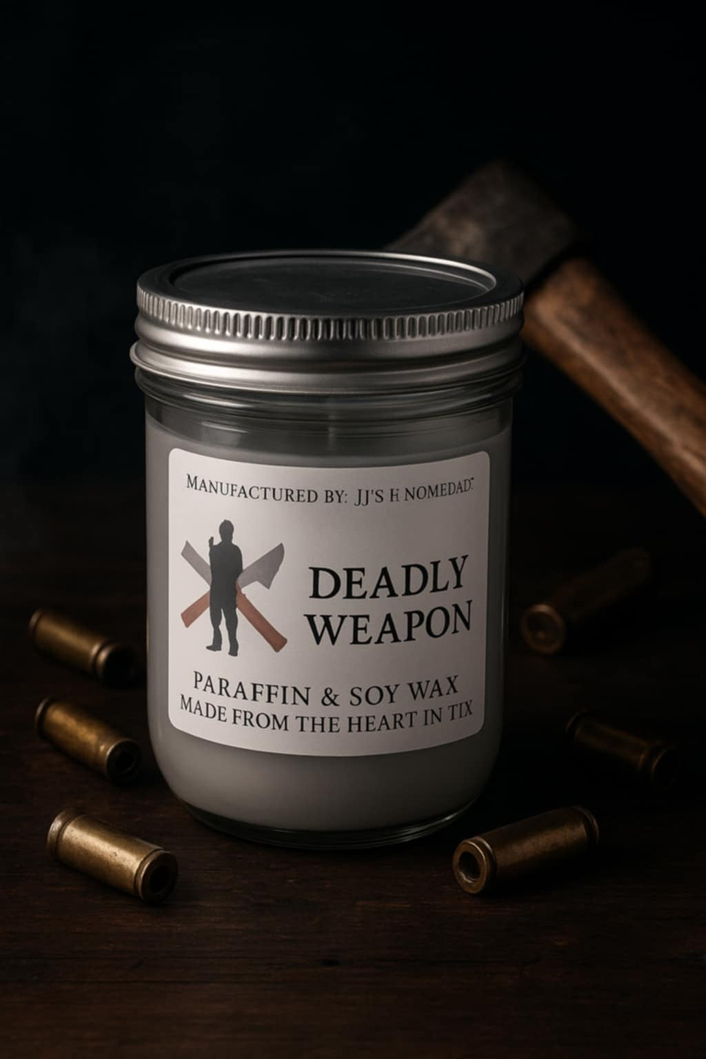 Deadly Weapon Scented 8oz Candle