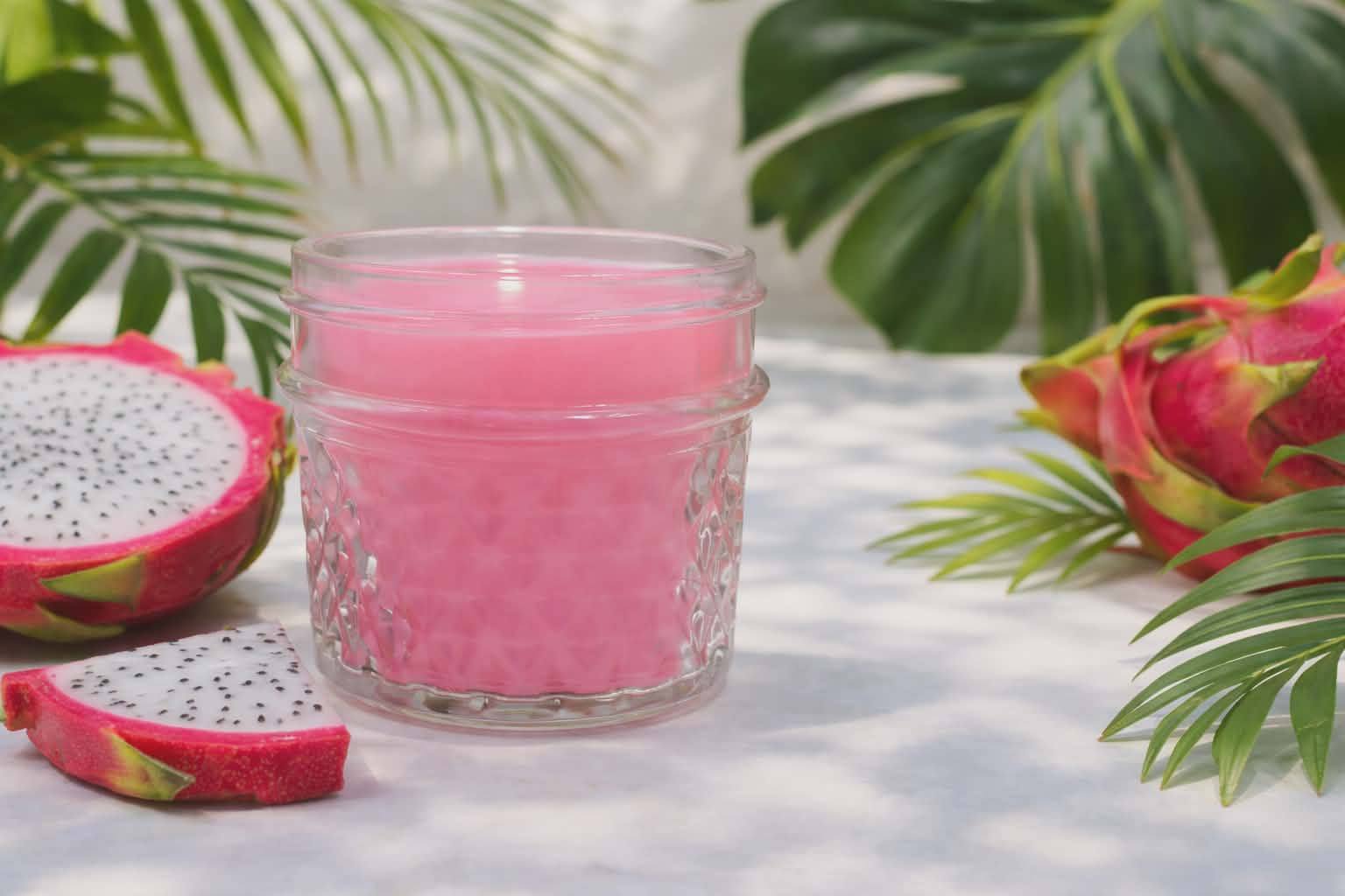 Dragon Fruit Scented  4oz Candle