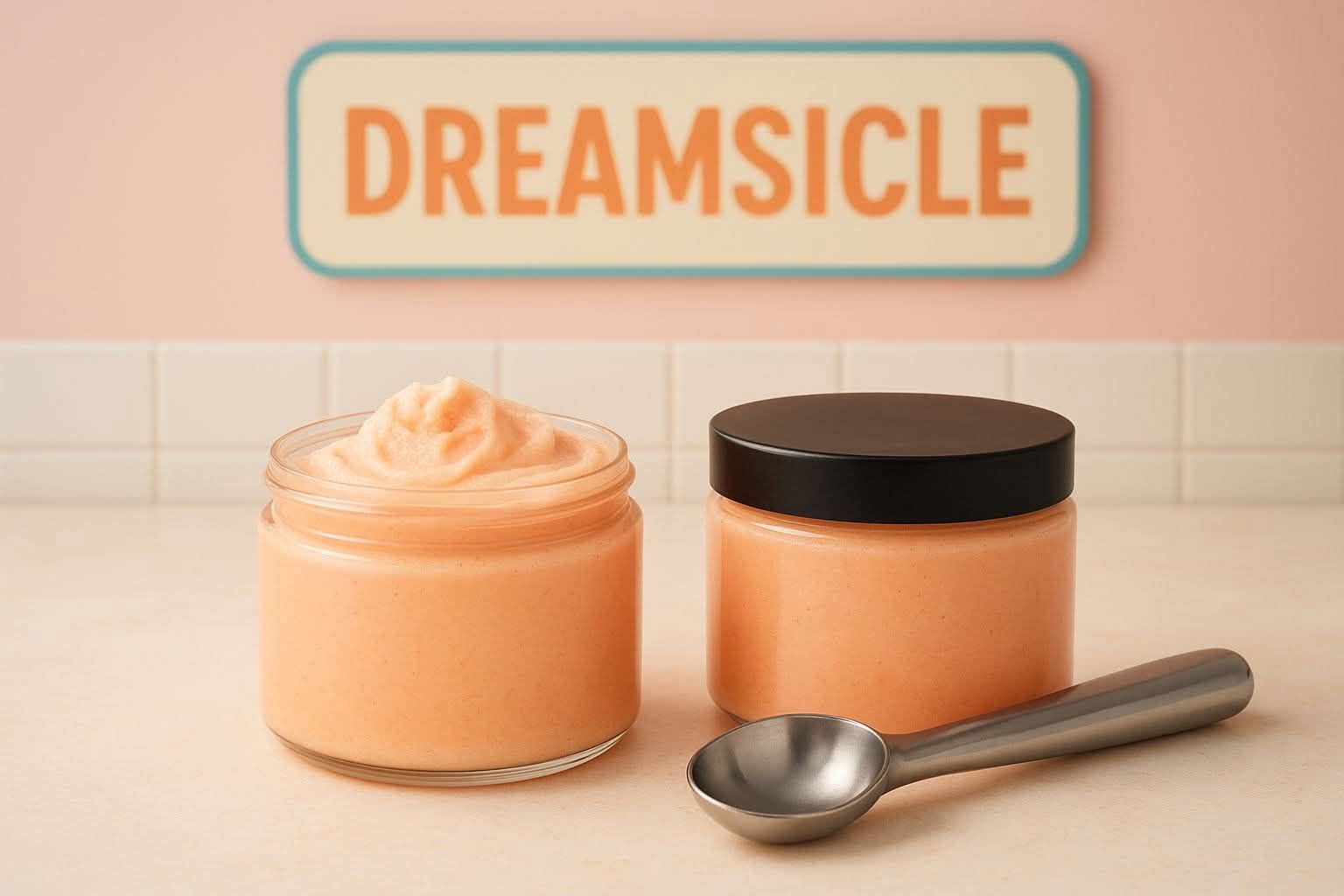 Foaming Dreamsicle Scented Sugar Body Scrub