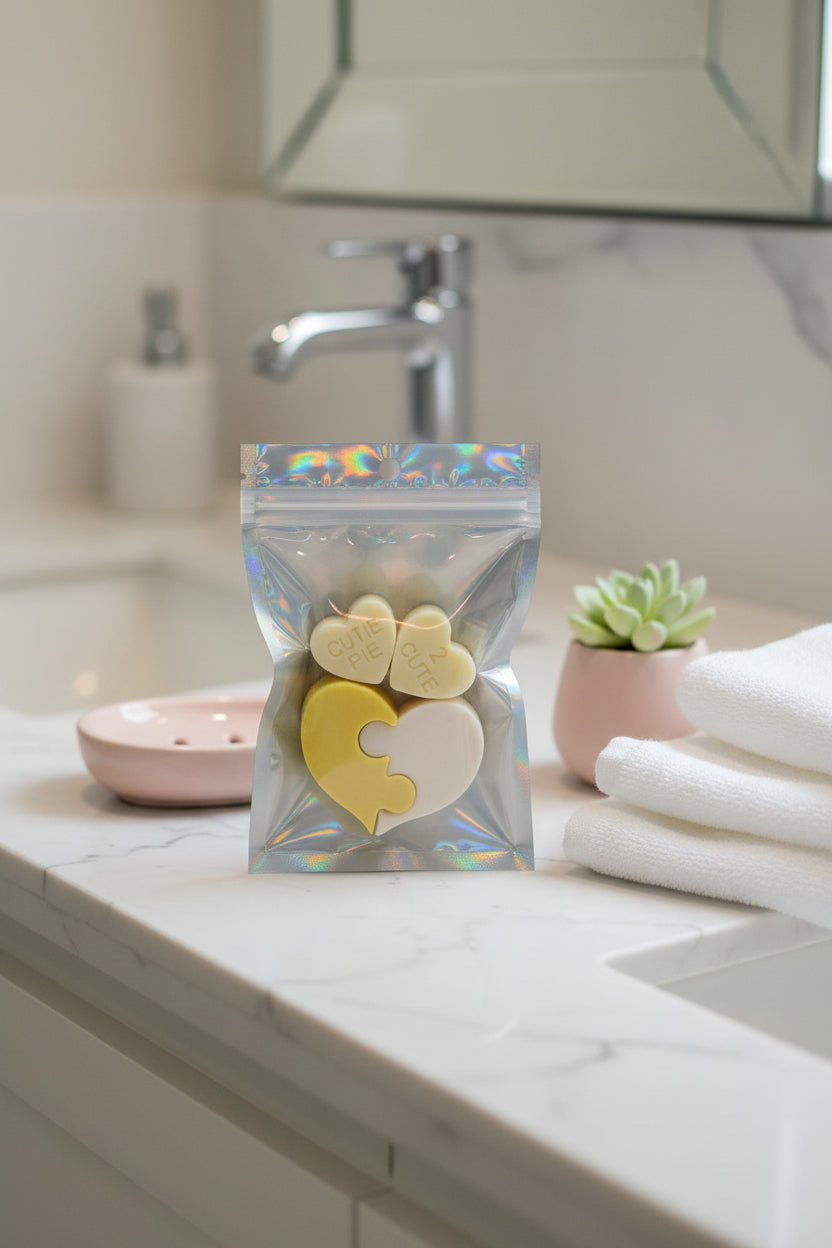 Heart Shaped Scented Soap Bags