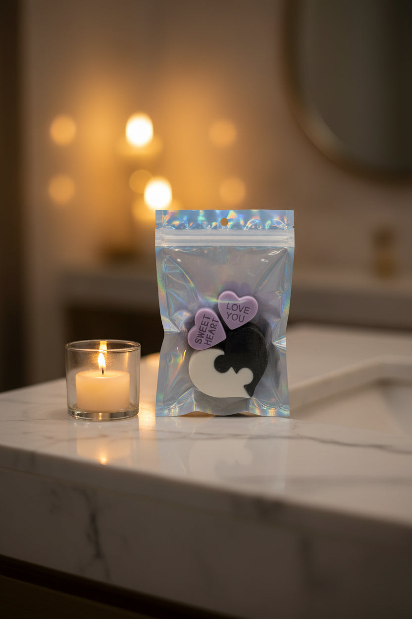 Heart Shaped Scented Soap Bags