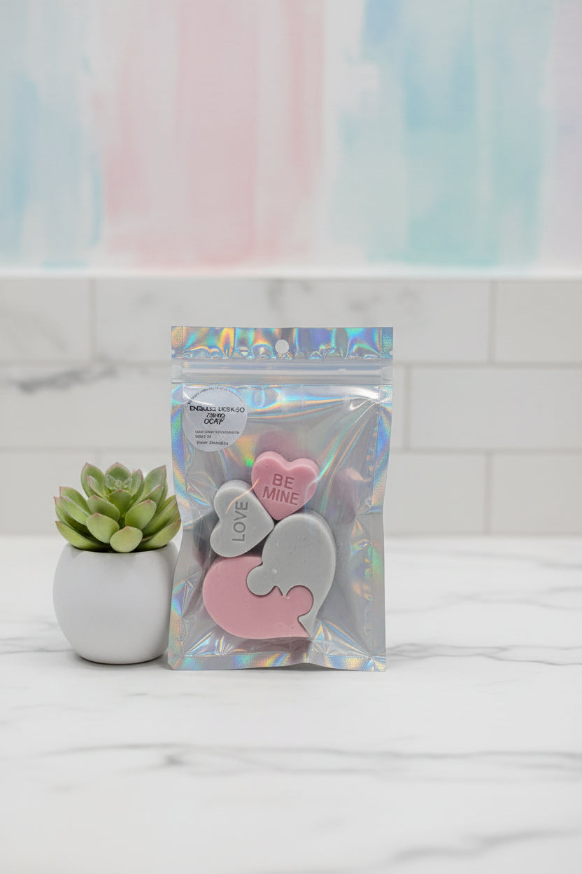 Heart Shaped Scented Soap Bags