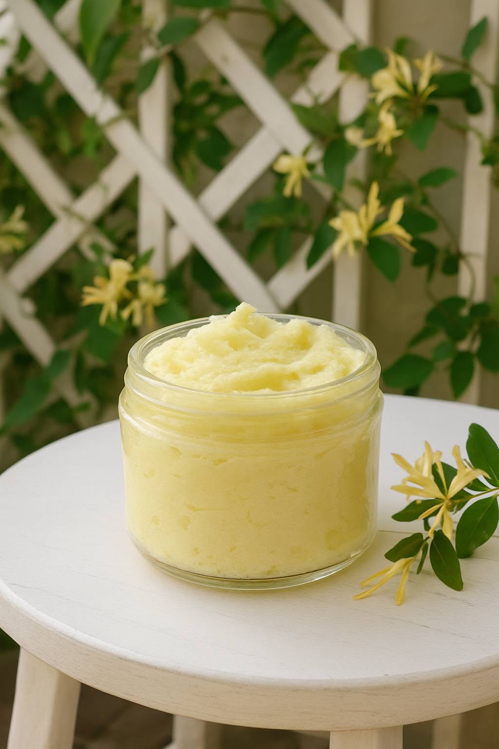 Foaming Honeysuckle Scented Sugar Body Scrub