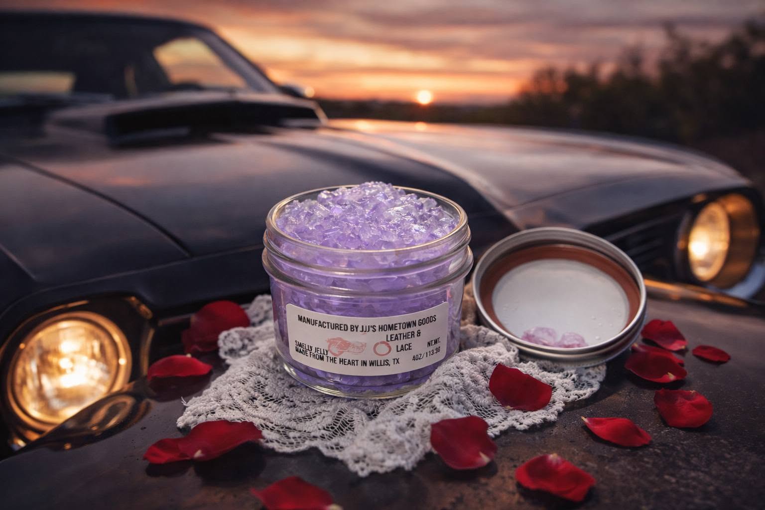 Leather And Lace Scented Smelly Jelly Perfect For Offices, Bathroom, Closet, Car Dorm Rooms