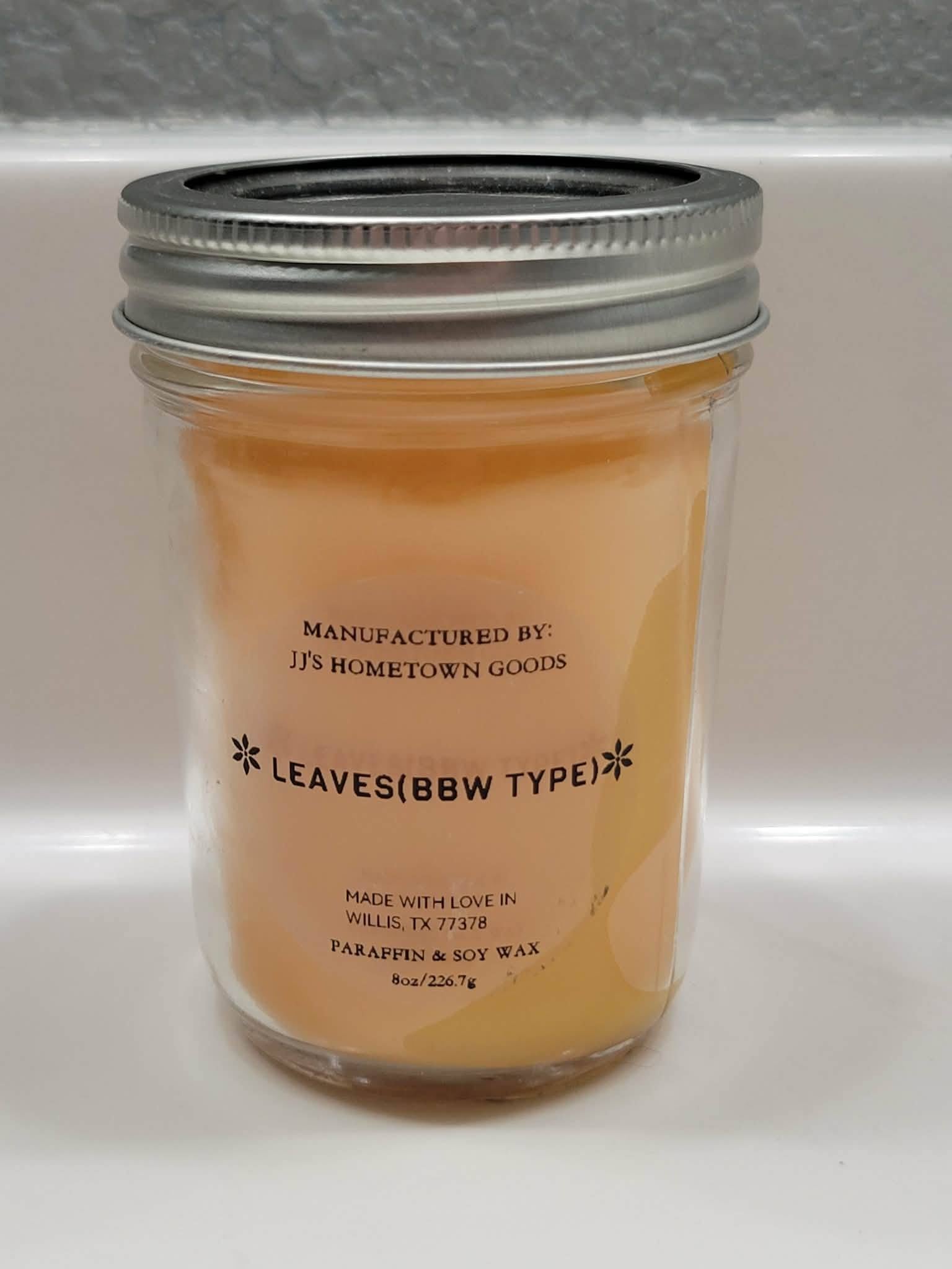 Leaves (BBW TYPE) Scented 8oz Candle