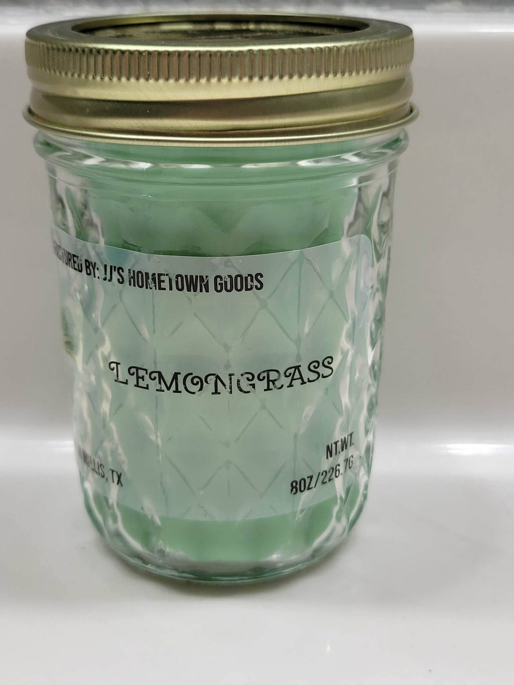 Lemongrass Scented 8oz Candle
