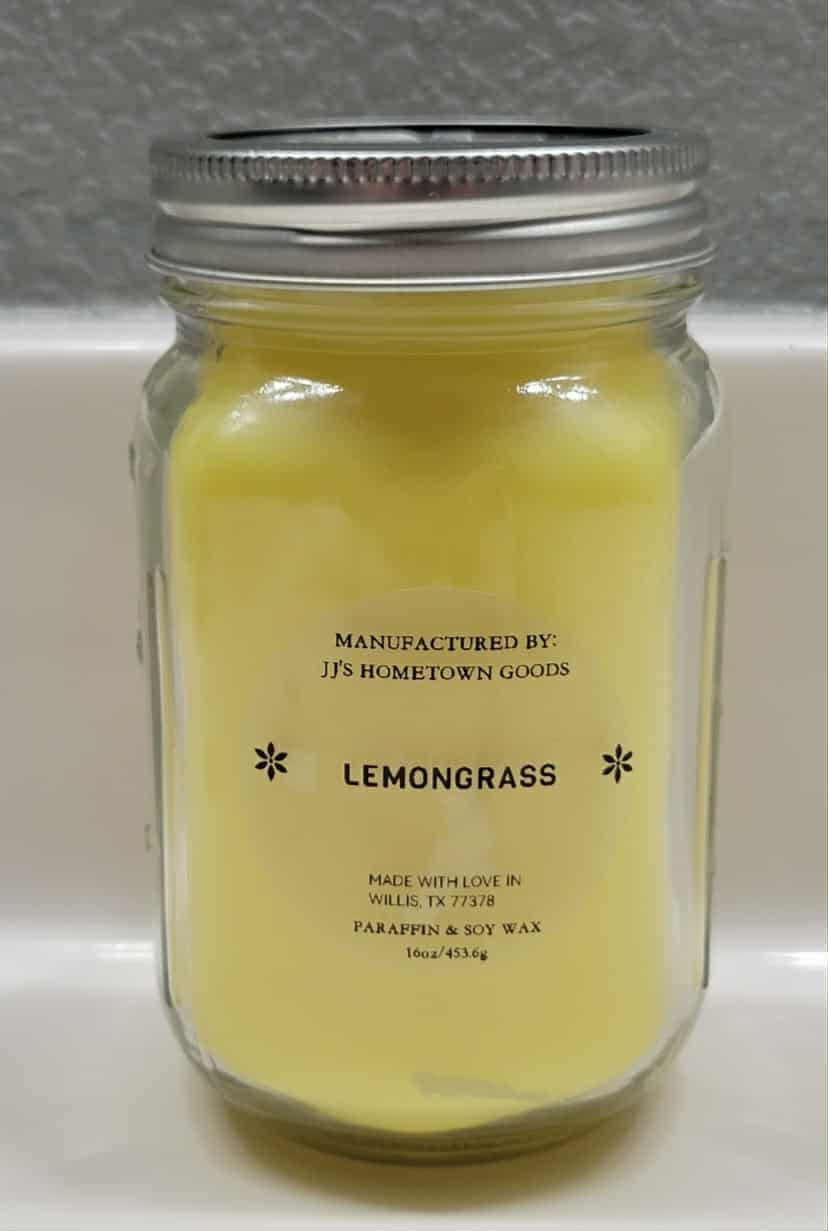 Lemongrass Scented  16oz Candle