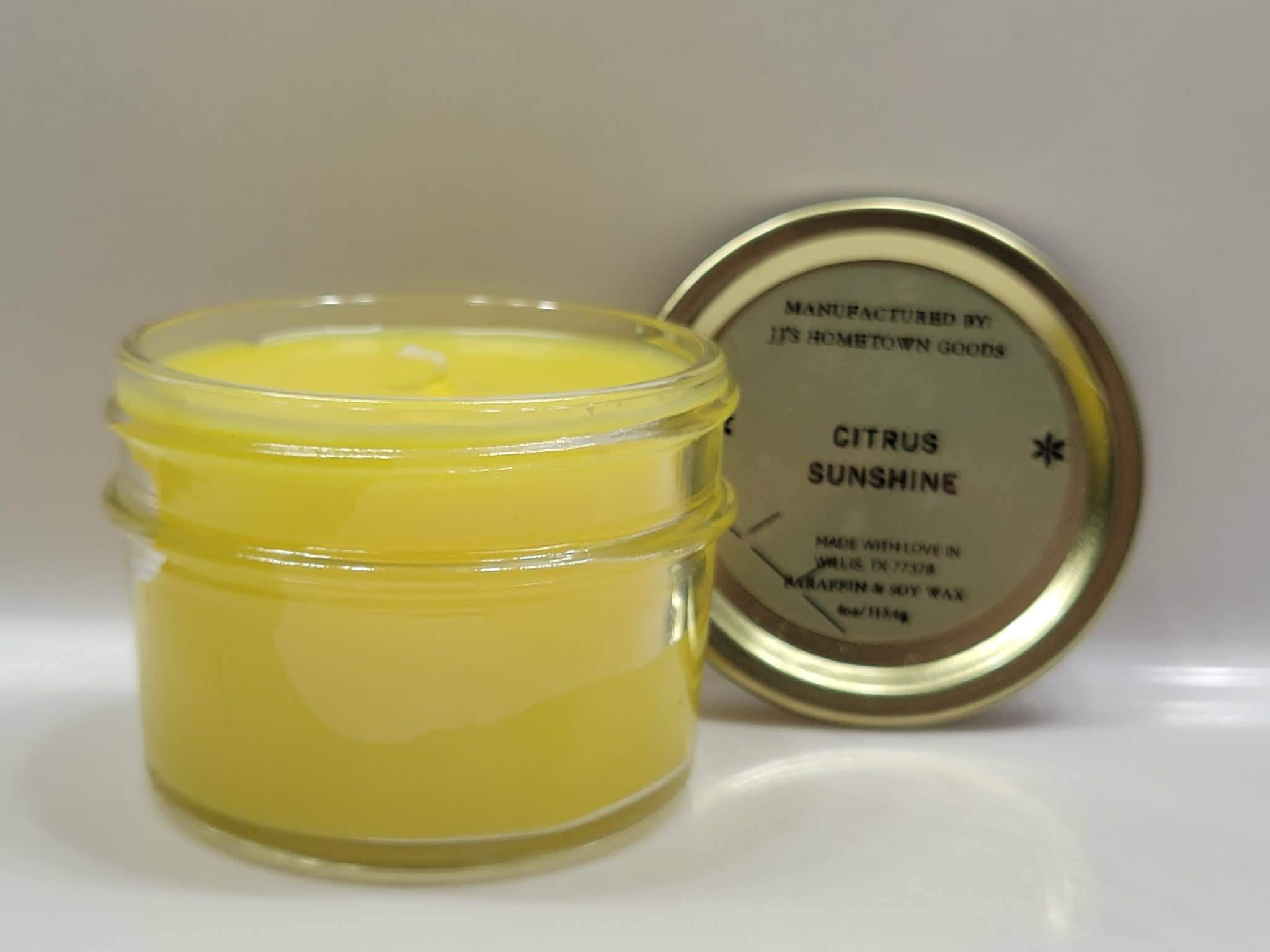 Citrus Sunshine Scented 4oz Candle
