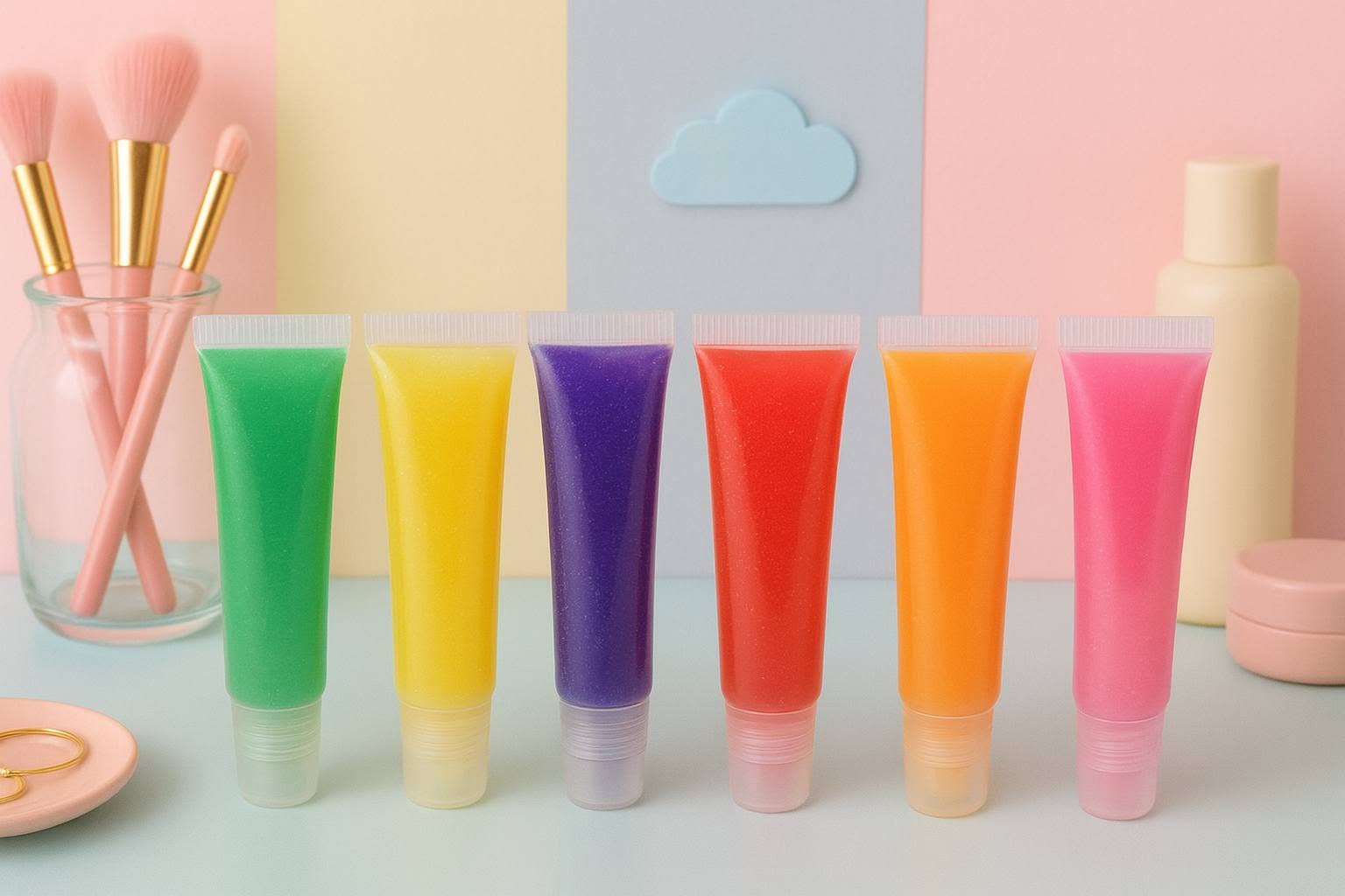 Nourishing Flavored Shimmer Tube Lip Gloss