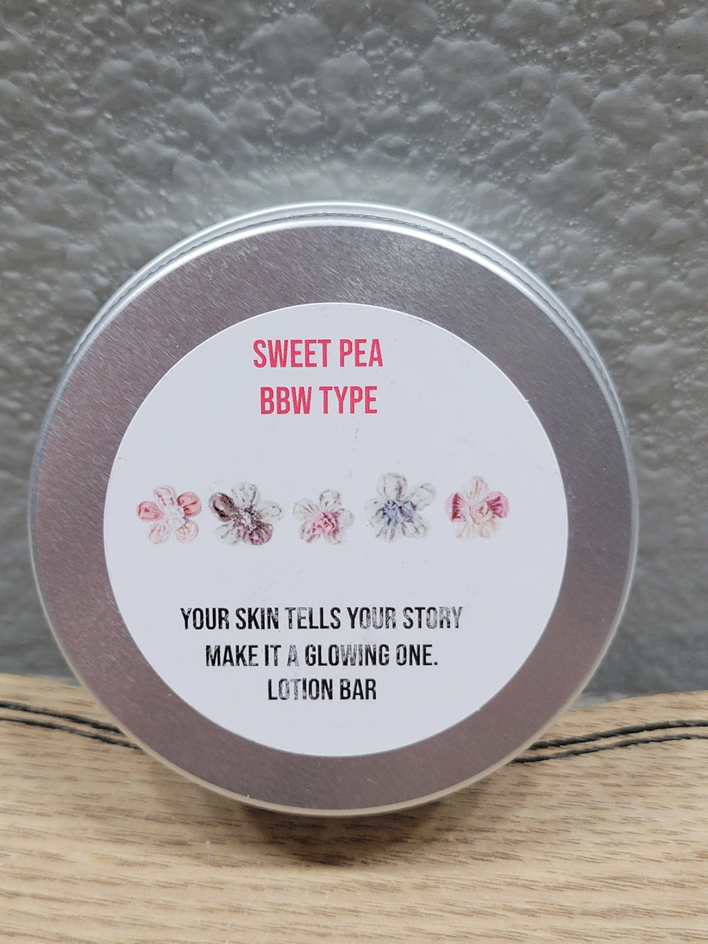 Sweet Pea Type Scented Lotion Bar