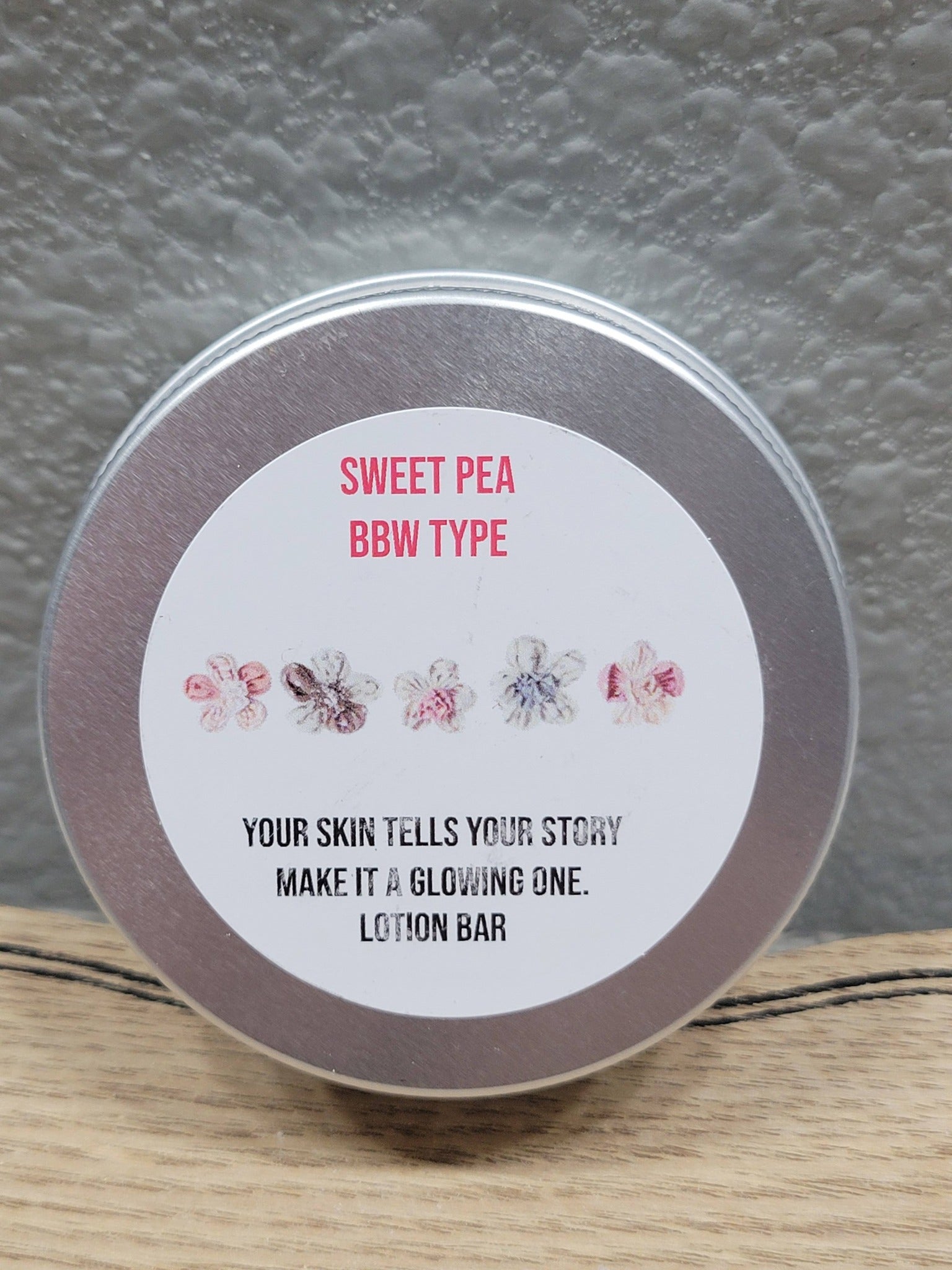 Sweet Pea Type Scented Lotion Bar