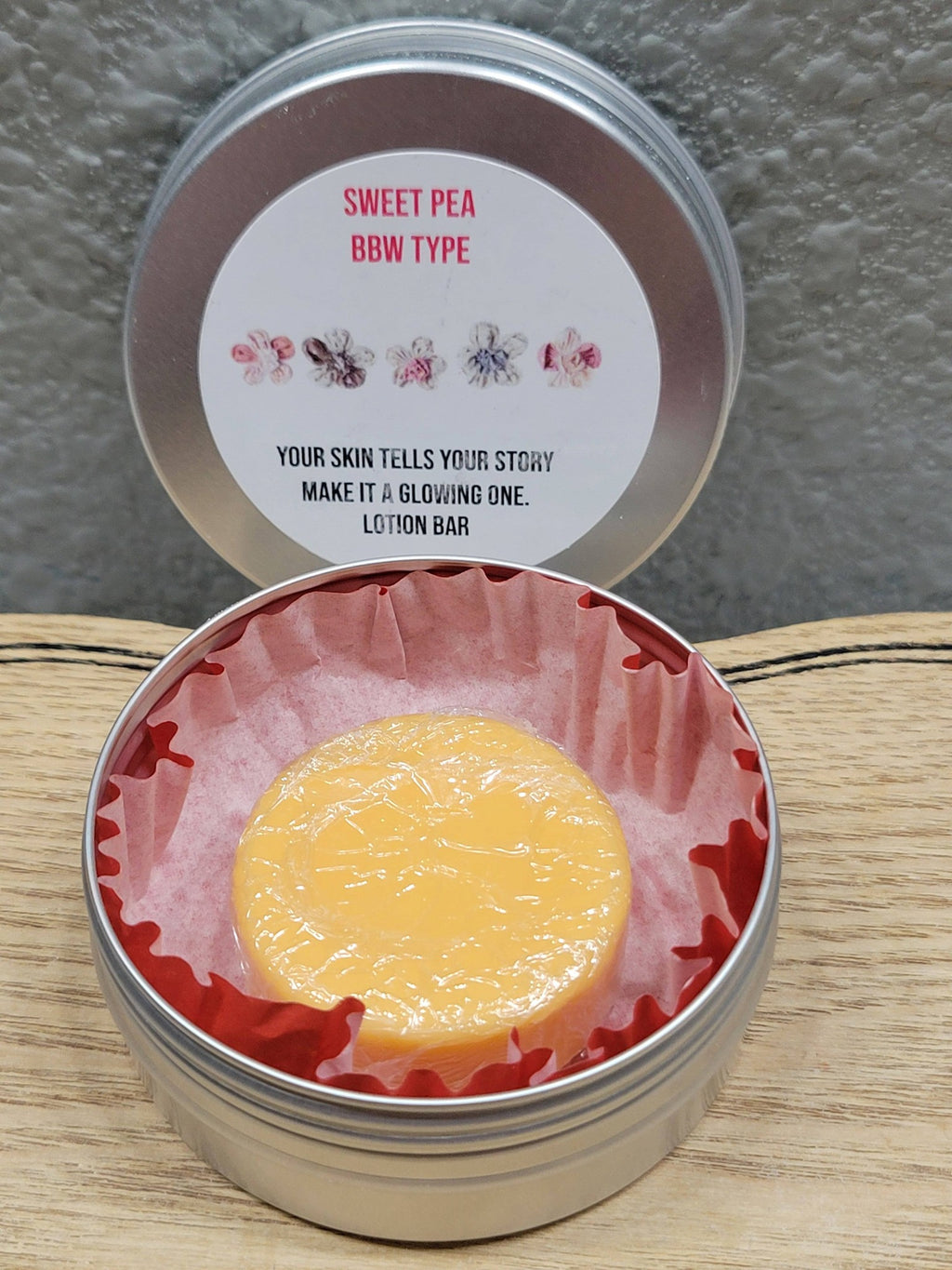 Sweet Pea Type Scented Lotion Bar