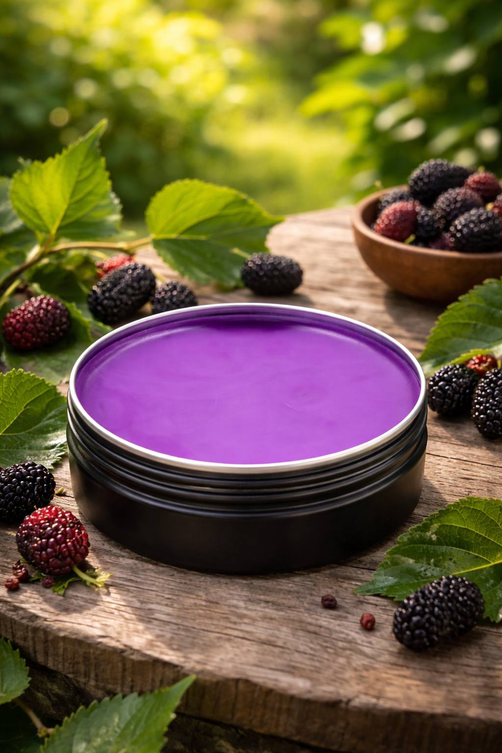 Mulberry Scented Wickless Candle