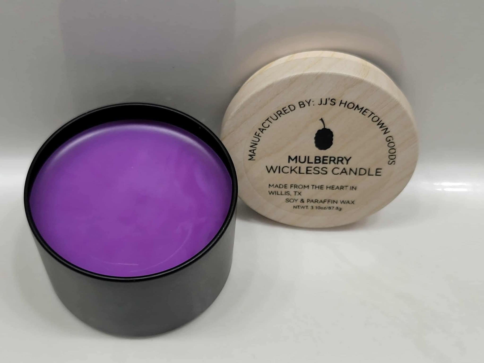 Mulberry Scented Wickless Candle