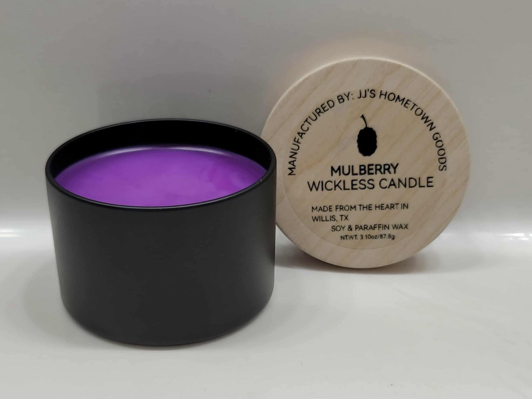 Mulberry Scented Wickless Candle