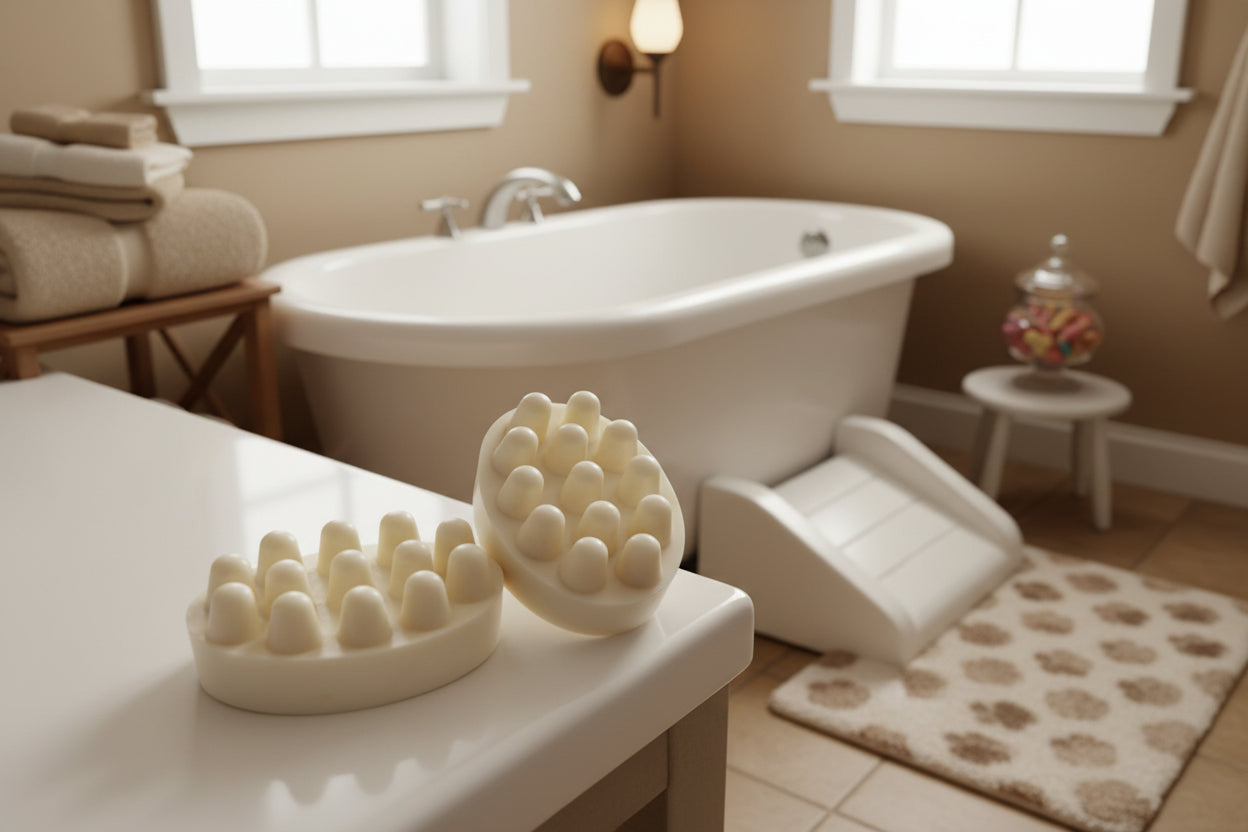 All Natural Goat's Milk And Colloidal Oatmeal Pet Shampoo Massage Bar
