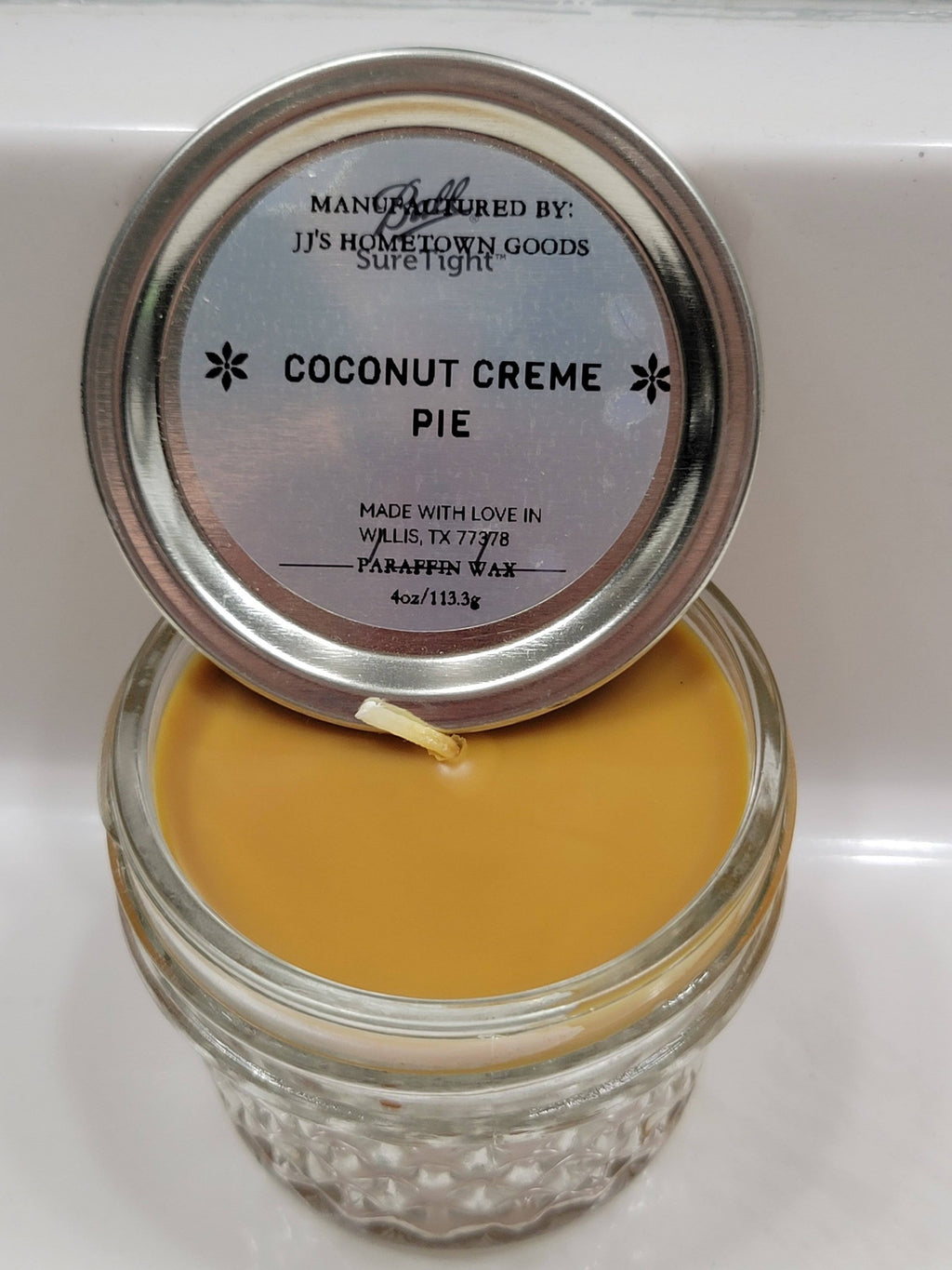 Coconut Cream Pie Scented 4oz Candle