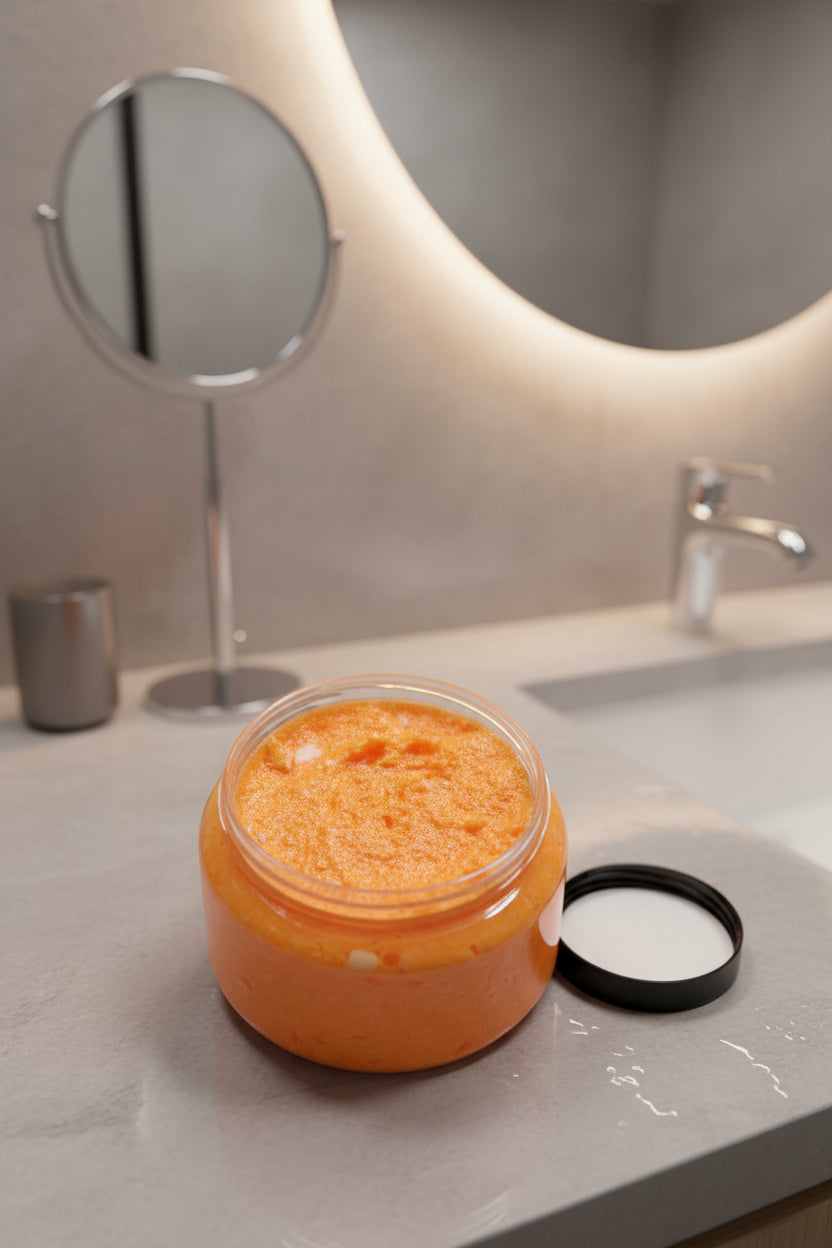 Foaming Dreamsicle Scented Sugar Body Scrub