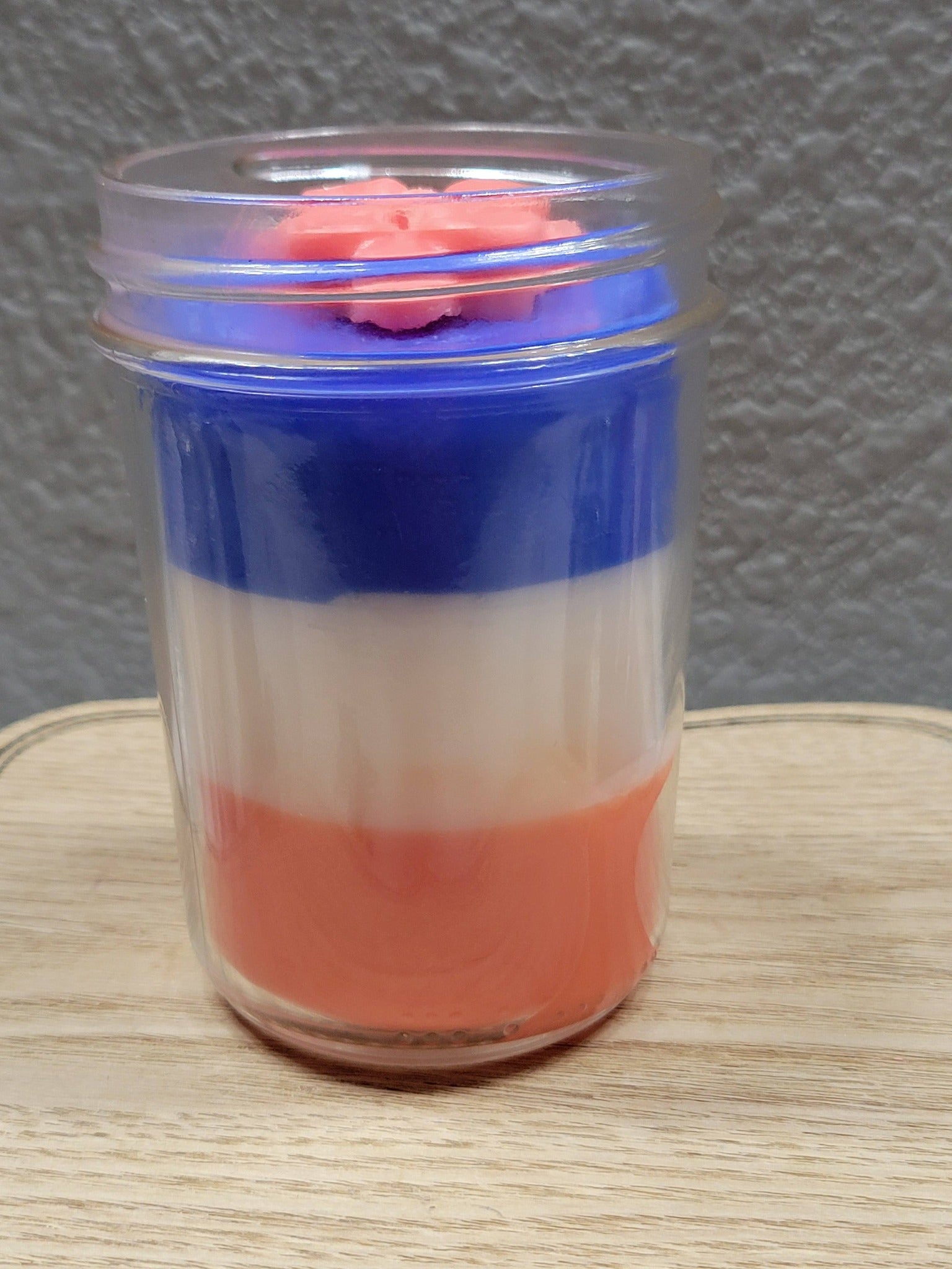 Firecracker Scented 8oz Red White and Blue Candle