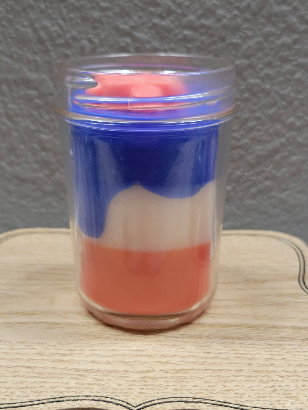 Firecracker Scented 8oz Red White and Blue Candle