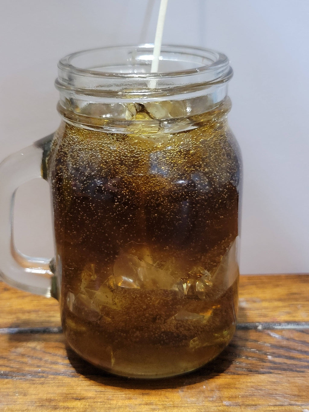 Draft Root Beer Inspired Mason Jar Drink Candle 4oz
