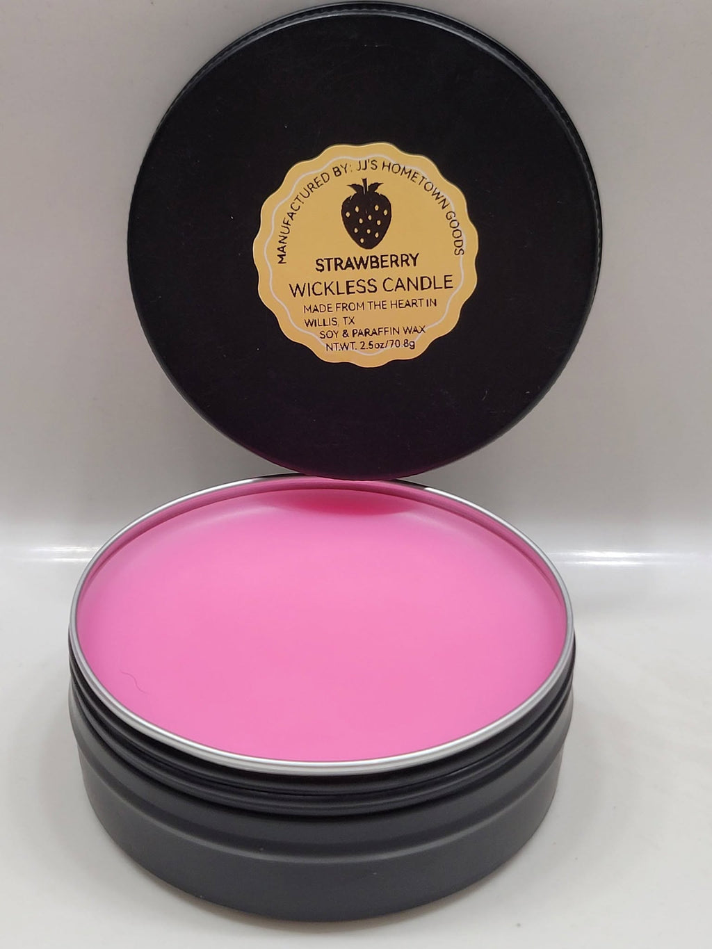 Strawberry Scented Wickless Candle
