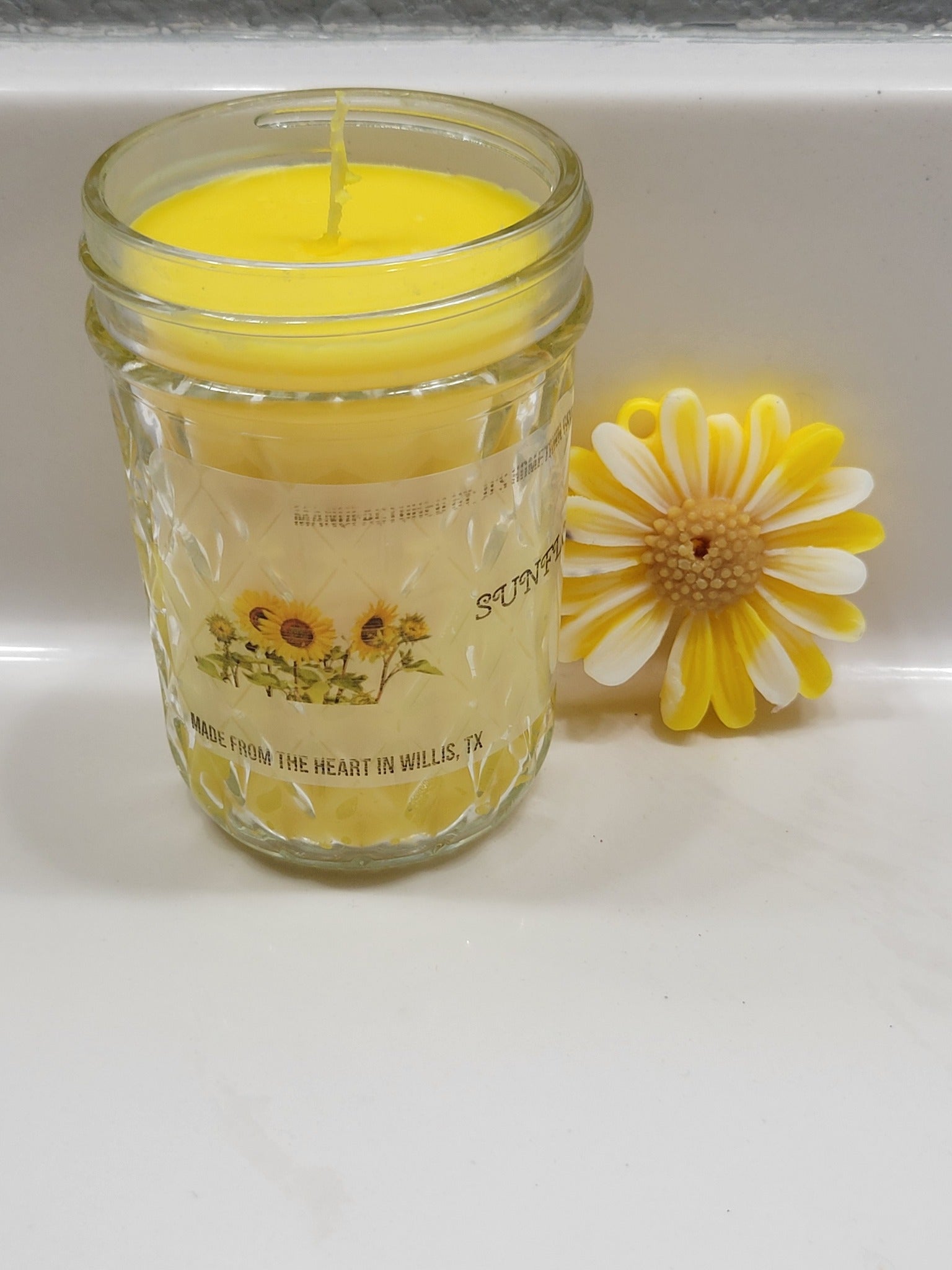 Sunflower Scented 8oz Candle