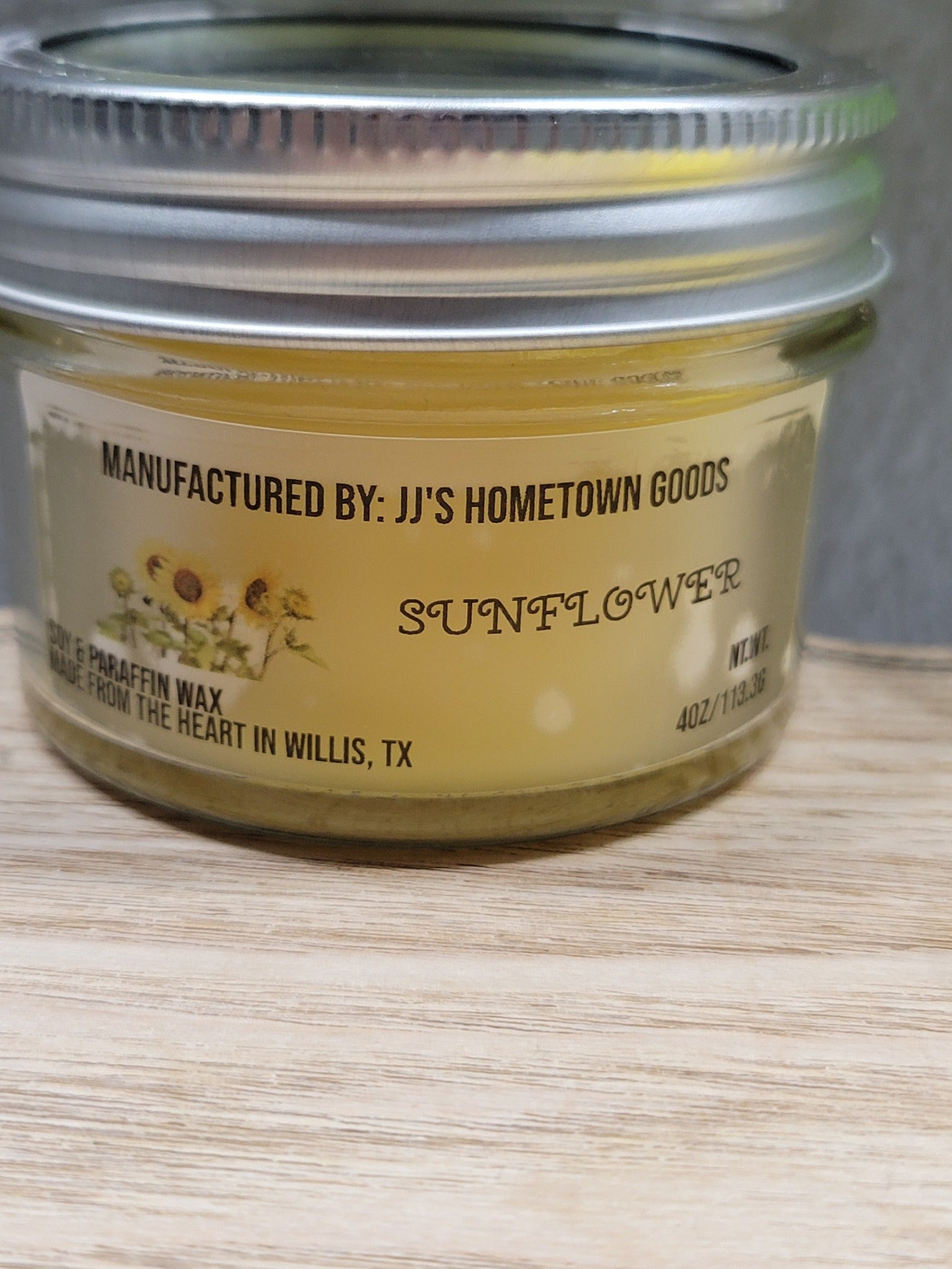 Sunflower Scented 4oz Candle